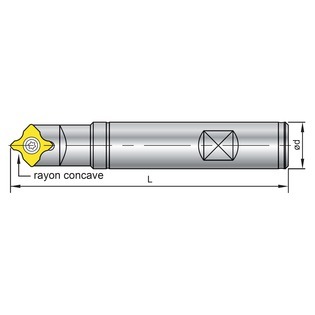 Porte outils n9mt11t3rc